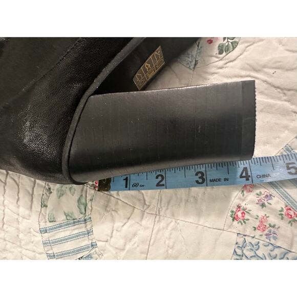 NEW JEFFREY CAMPBELL FLEETWOOD LEATHER STUDDED BOOTS ROCK N ROLL BIKER  8 - Picture 6 of 7